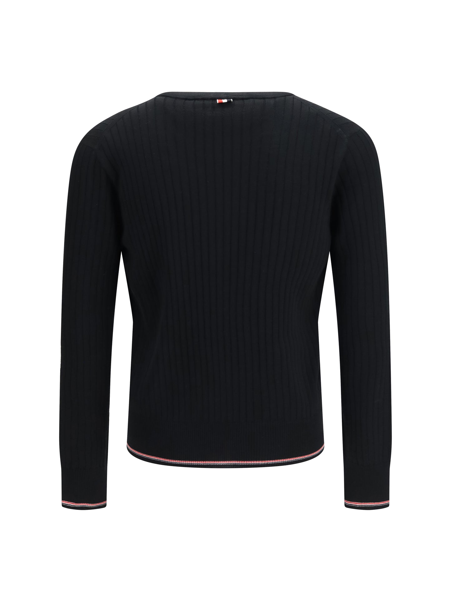 Thom Browne Men Ribbed Merino Wool Cardigan THOM BROWNE