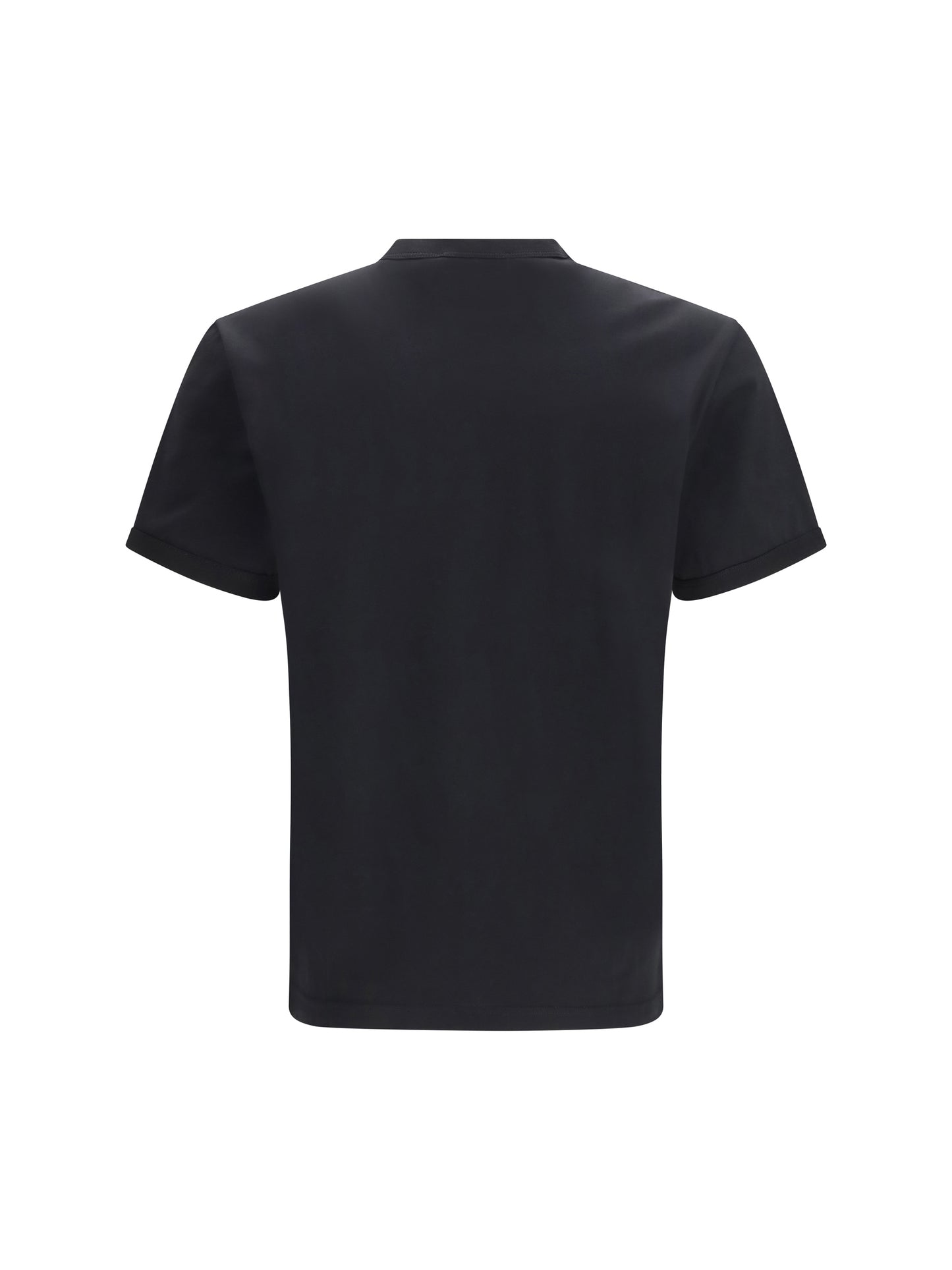 Dolce & Gabbana Men Cotton T-Shirt With Patch DOLCE & GABBANA