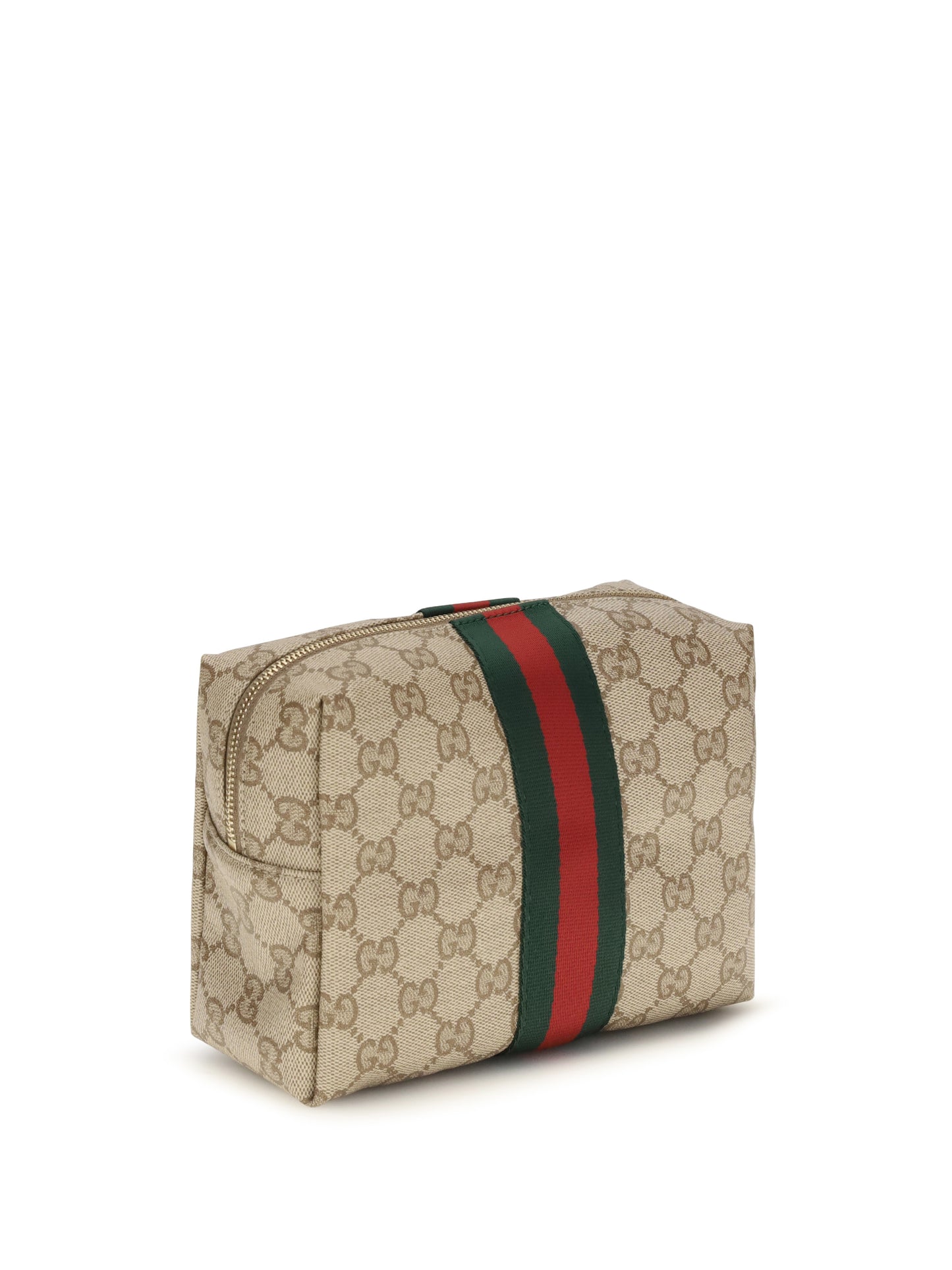 Gucci Women Medium Beauty Case With Web Stripe GUCCI
