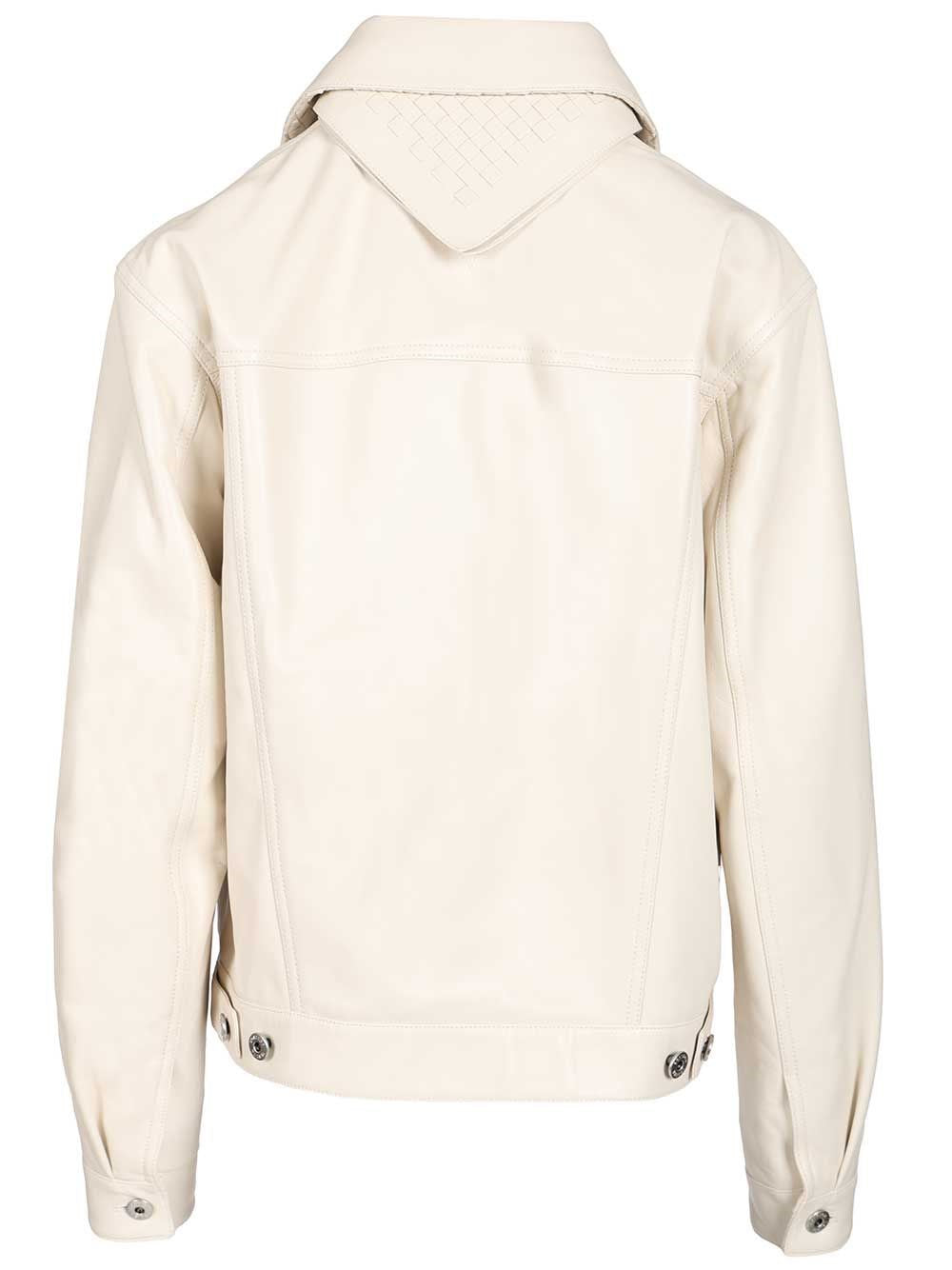 Bottega Veneta Women Woven Leather Jacket BOTTEGA VENETA