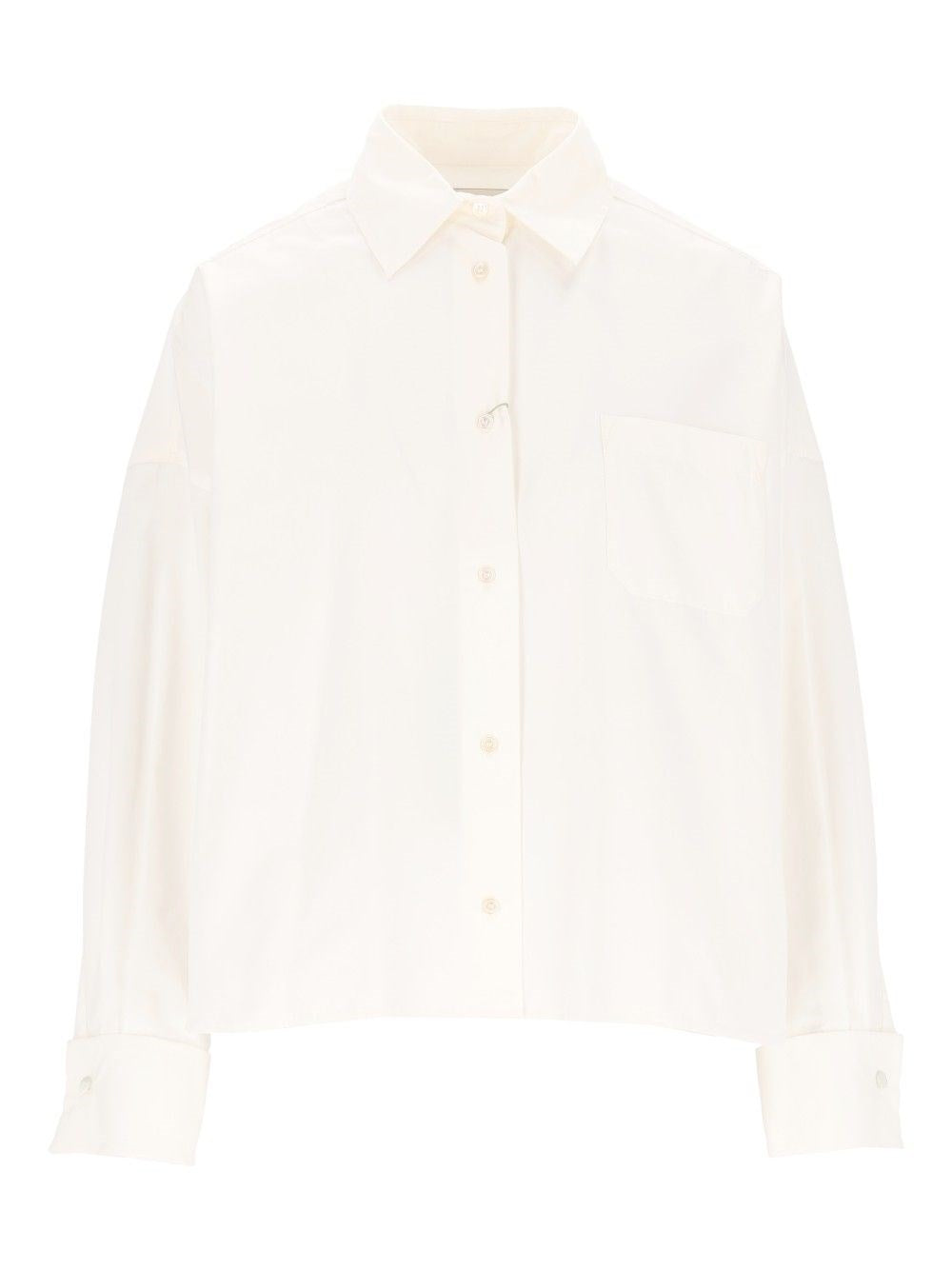 Weekend Max Mara Women Short Striped Cotton Shirt WEEKEND MAX MARA