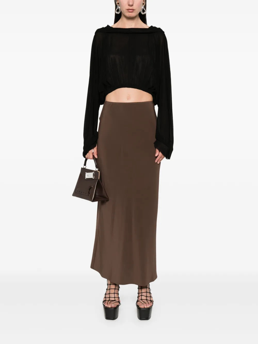 Rick Owens Women Hooded Crop Blouse RICK OWENS