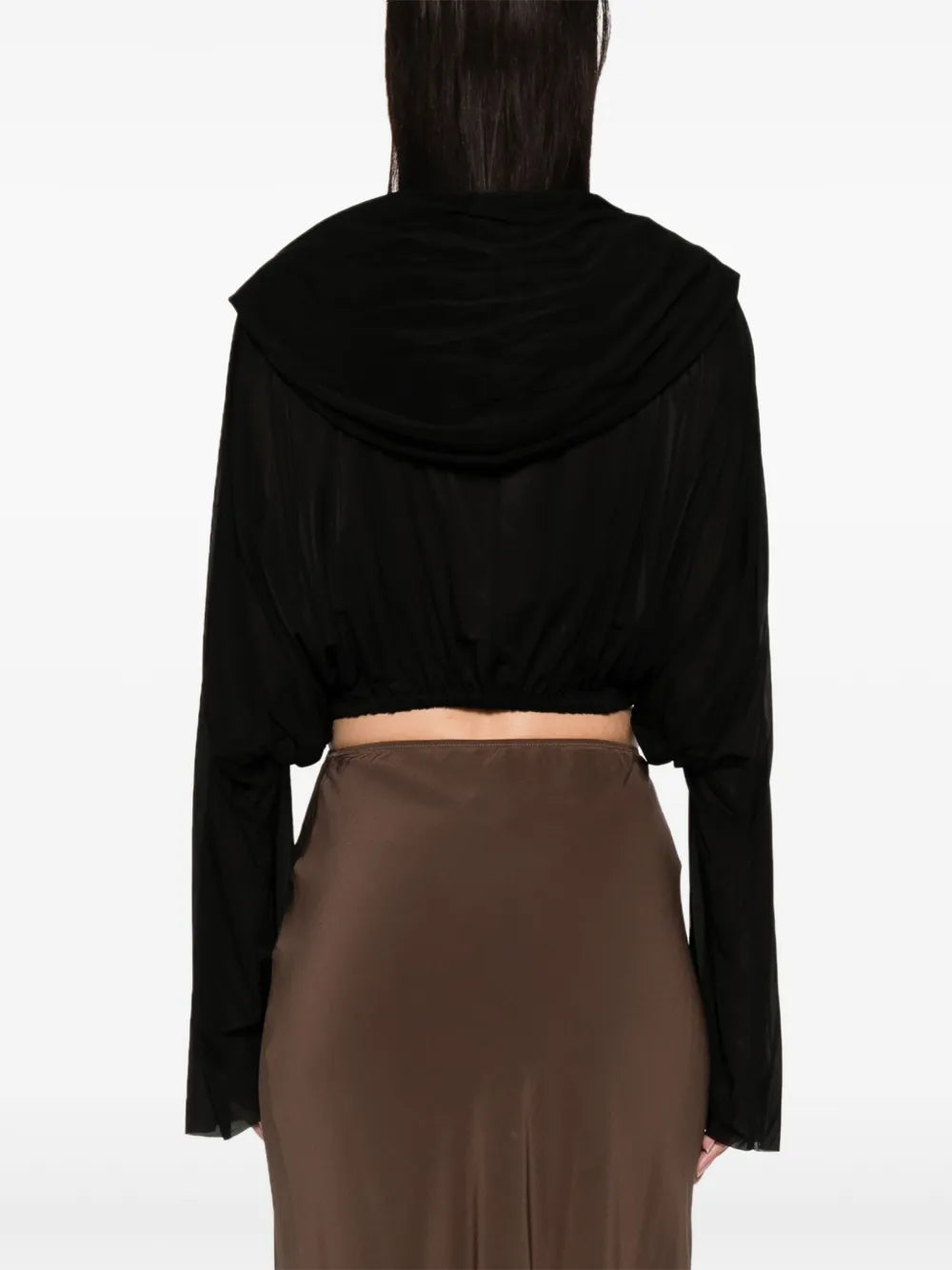 Rick Owens Women Hooded Crop Blouse RICK OWENS