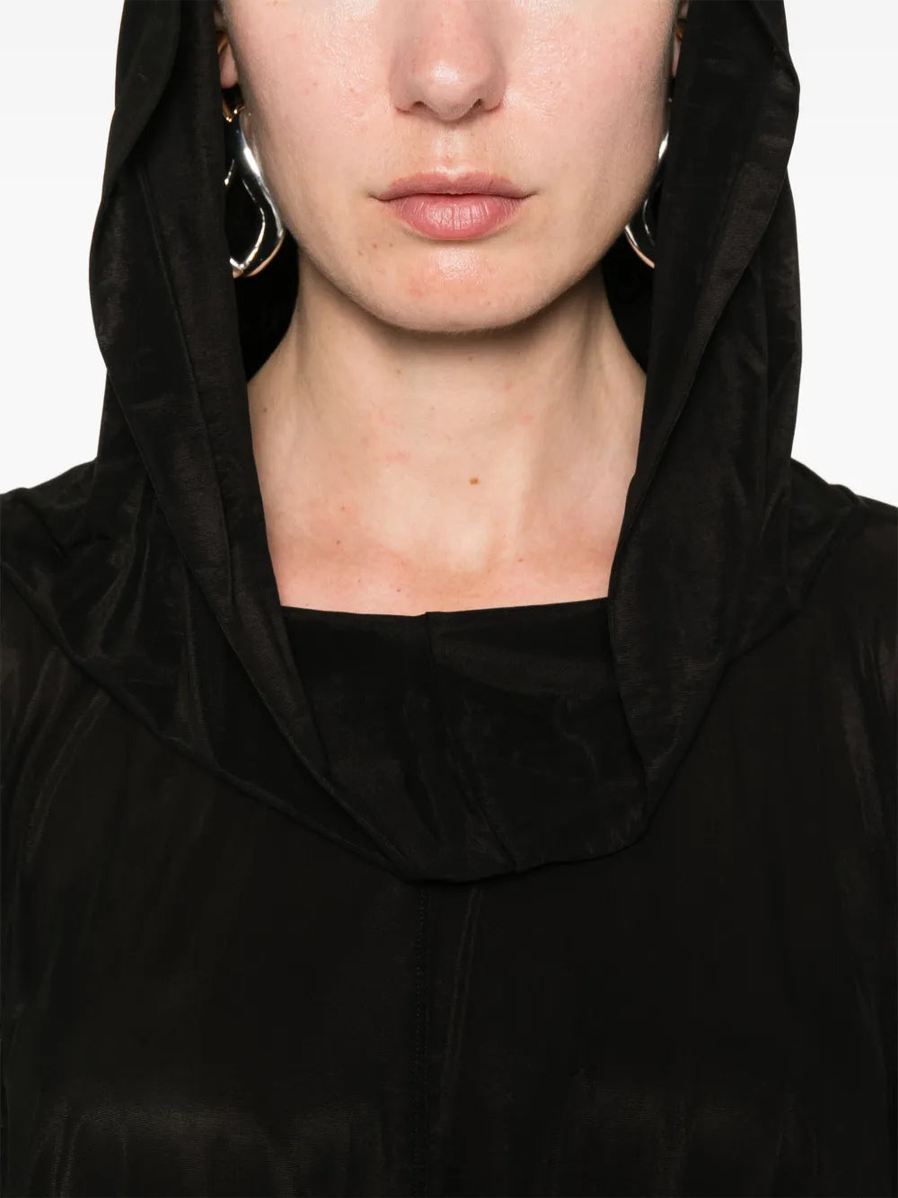 Rick Owens Women Hooded Crop Blouse RICK OWENS
