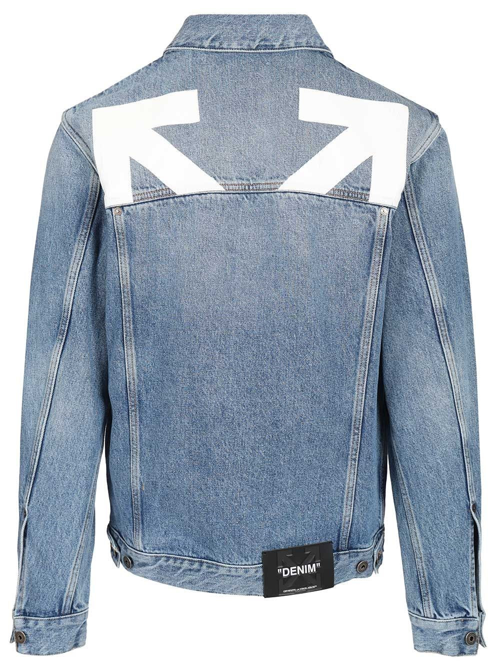 Off-White Men Denim Jacket OFF-WHITE