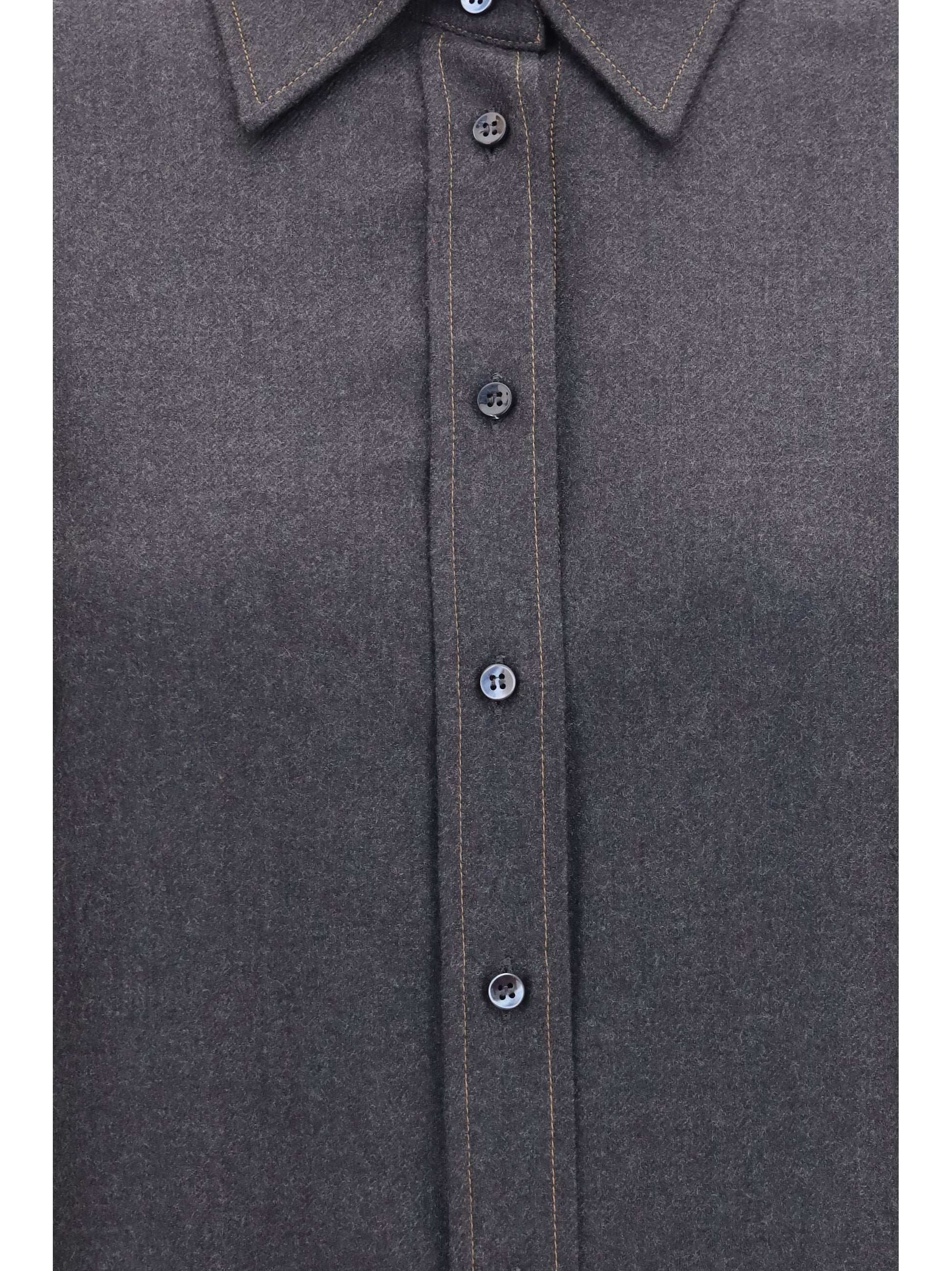Brunello Cucinelli Women Virgin Wool Shirt BRUNELLO CUCINELLI