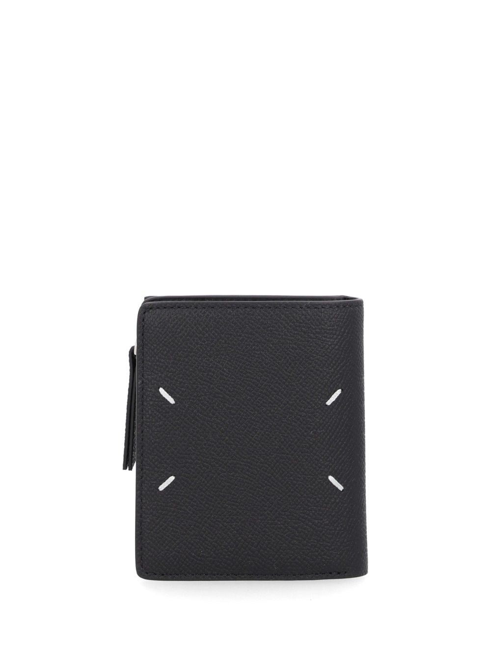 Maison Margiela Women Compact Leather Wallet With Side Zip MAISON MARGIELA