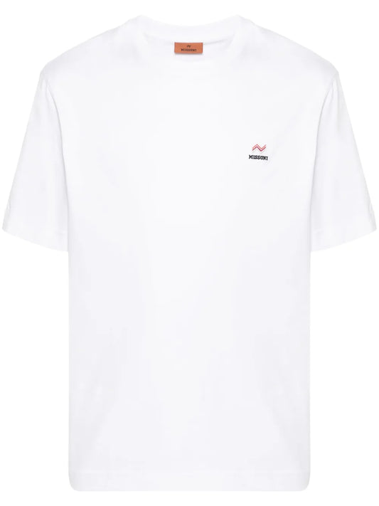 Missoni Men T-Shirt With Embroidered Logo MISSONI