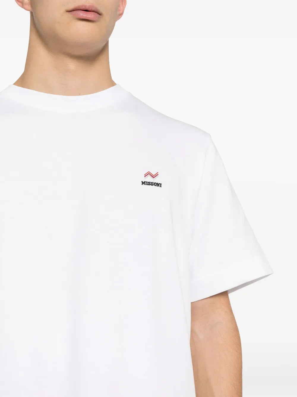 Missoni Men T-Shirt With Embroidered Logo MISSONI