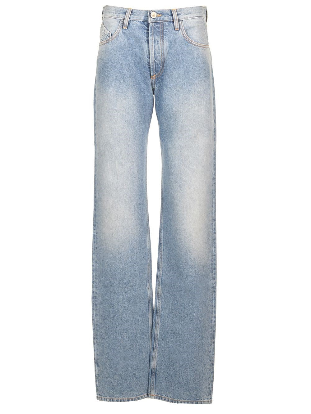The Attico Women Coated Jeans THE ATTICO