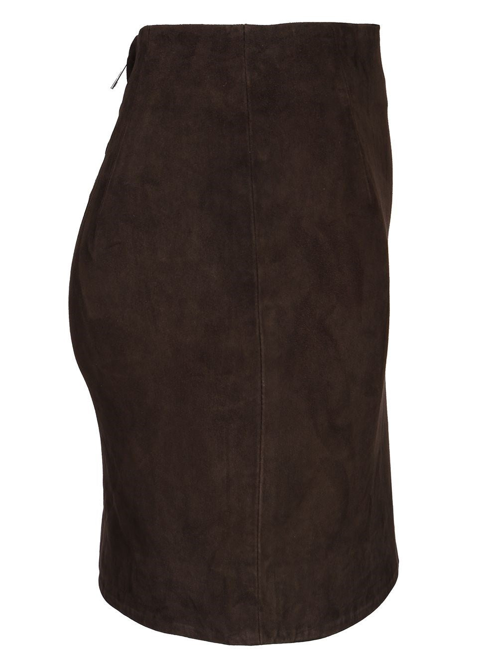 Rotate Women Suede Miniskirt ROTATE