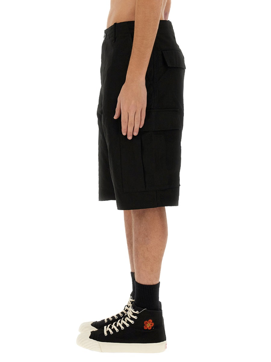 Kenzo Men Cargo Workwear Shorts KENZO