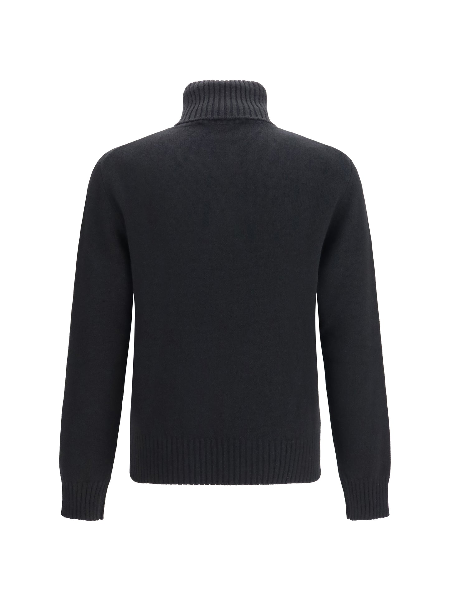 Ami Paris Men Embroidered Logo High-Neck Sweater AMI PARIS