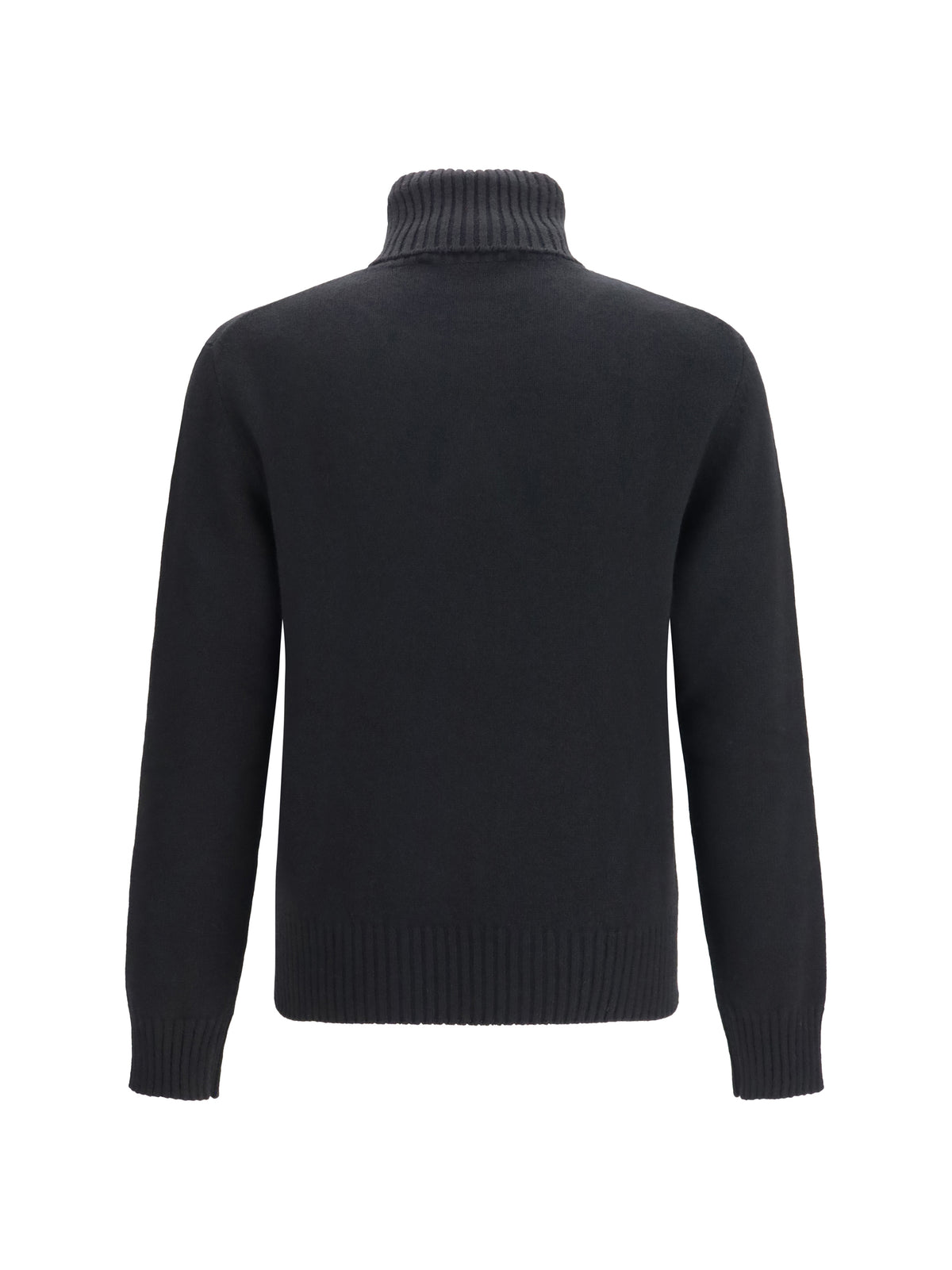 Ami Paris Men Embroidered Logo High-Neck Sweater AMI PARIS