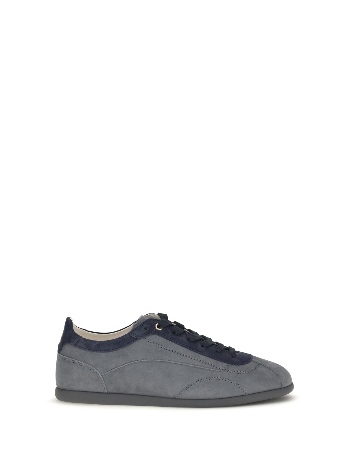 Brunello Cucinelli Men Nubuck And Suede Sneakers With Slim Sole BRUNELLO CUCINELLI