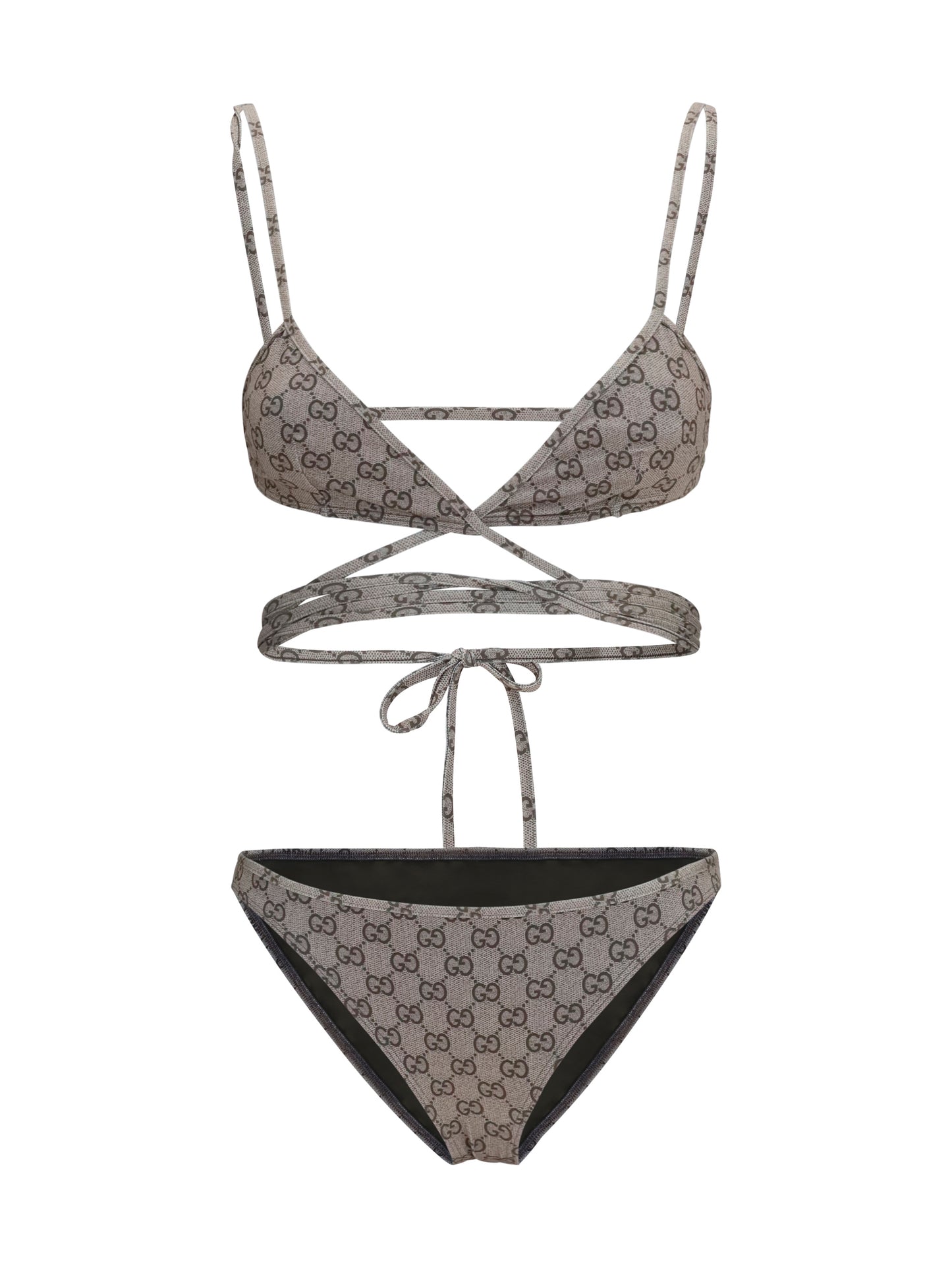 Gucci Women Printed Stretch Jersey Bikini GUCCI