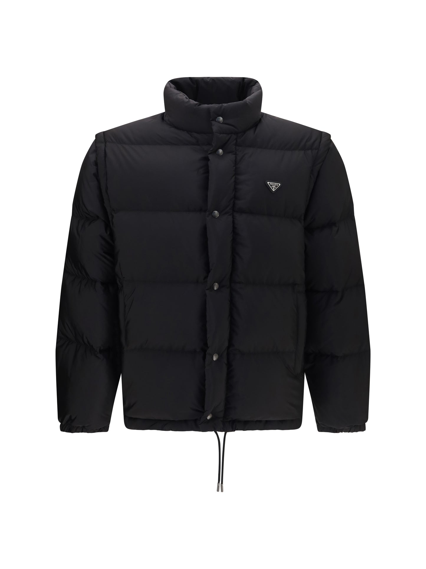 Prada Men Puffer Jacket Re-Nylon With Triangle Logo PRADA