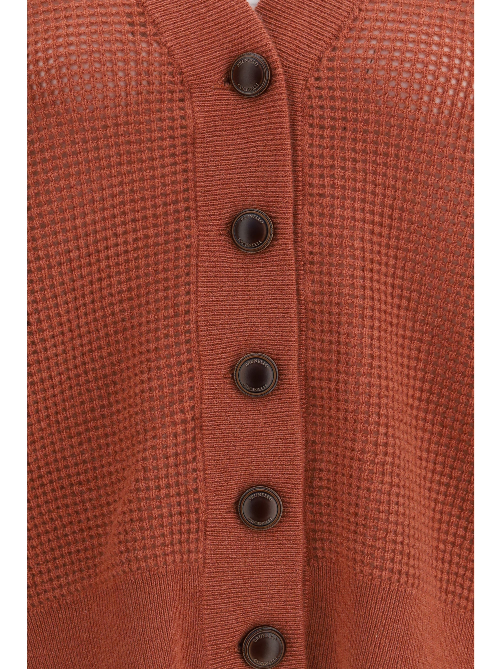 Brunello Cucinelli Women Cardigan In Cashmere With V-Neck BRUNELLO CUCINELLI