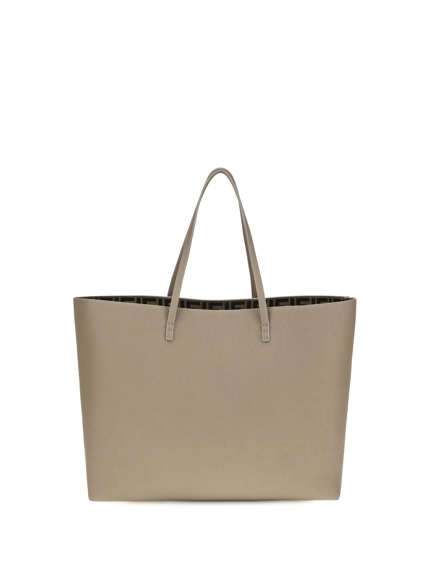 Fendi Women Medium Roll Roman Leather Shopping Bag FENDI