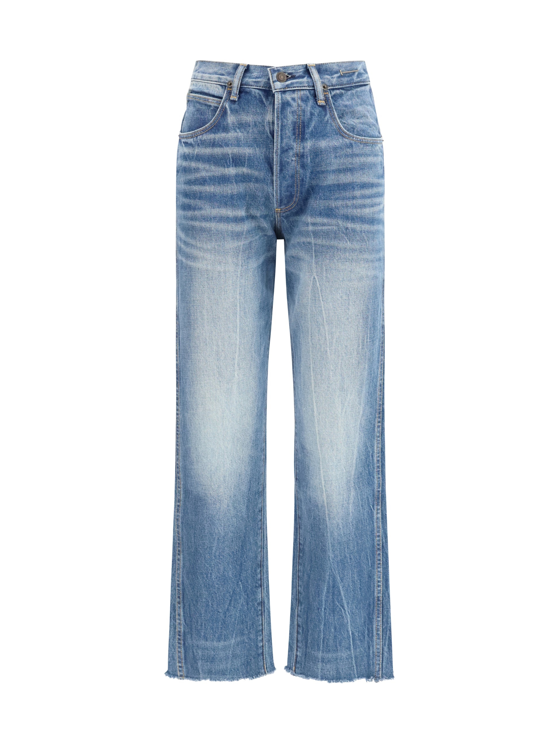Tom Ford Women Washed Denim Cigarette Jeans TOM FORD