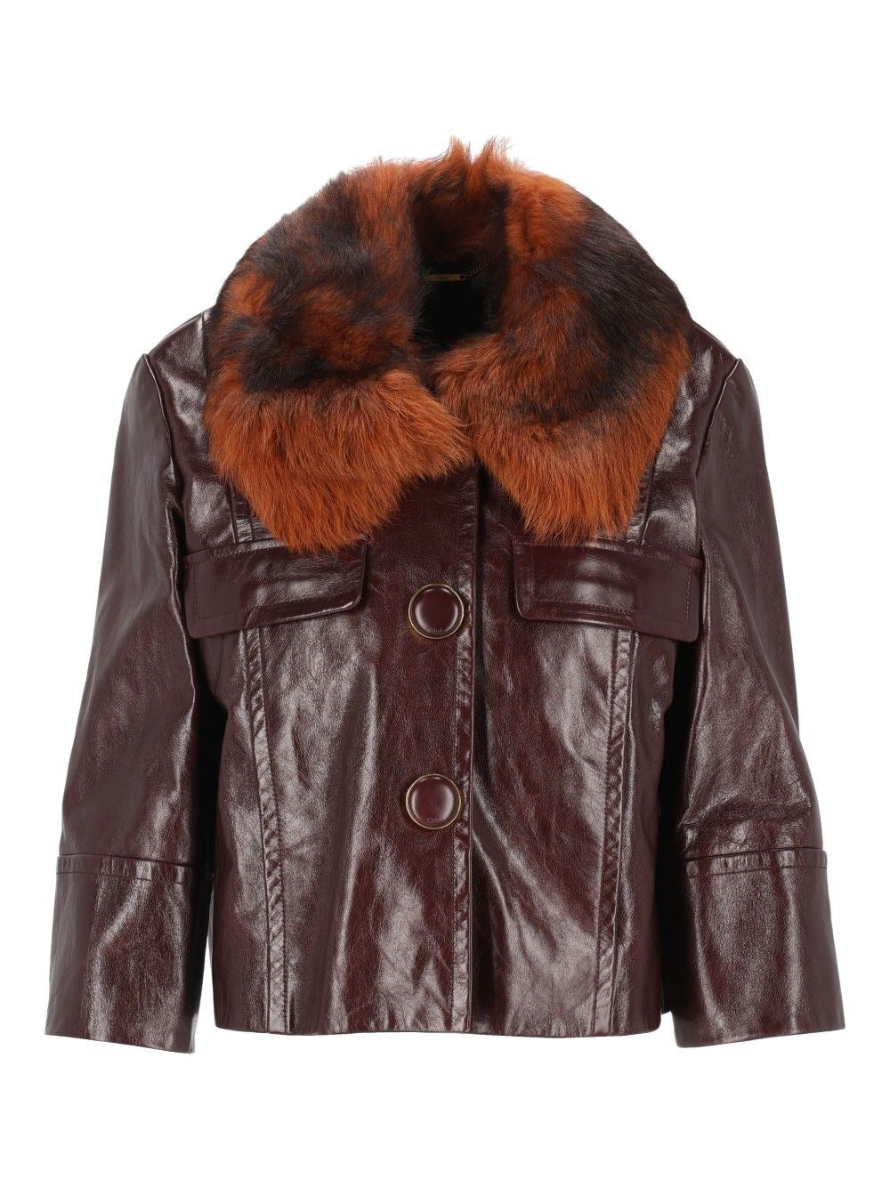 Chloe' Women Short Leather Jacket CHLOE