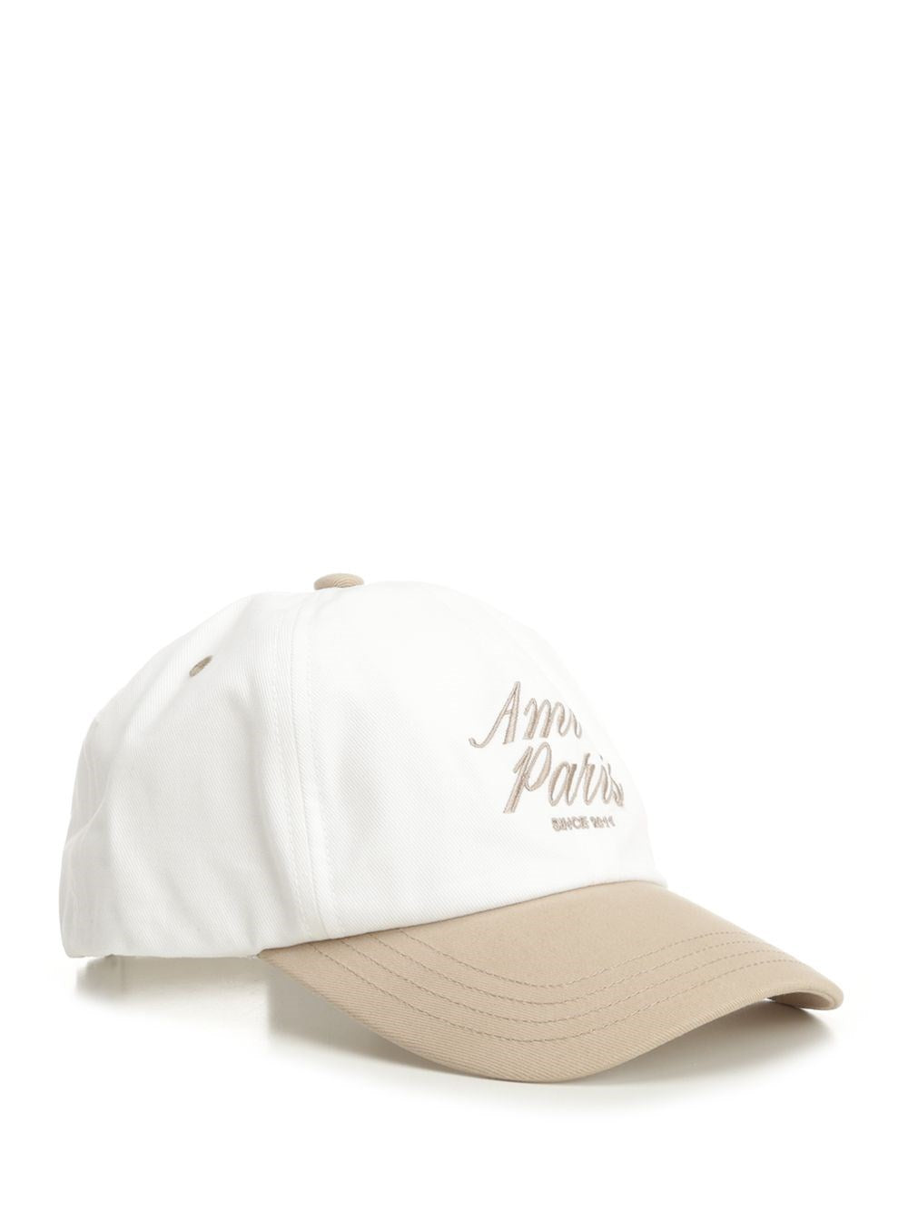 Ami Women Bicolor Ami Paris Cap Cotton Gabardine AMI PARIS