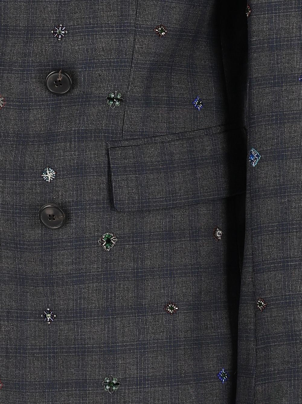 Dries Van Noten Men Embroidered Wool Blazer DRIES VAN NOTEN