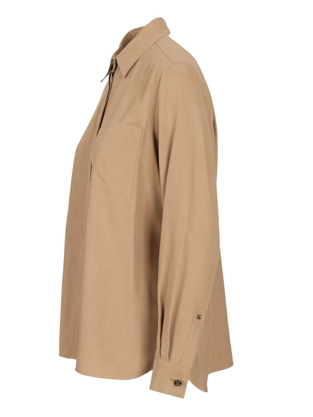 Max Mara Women Siamese Shirt In Washed Silk MAX MARA