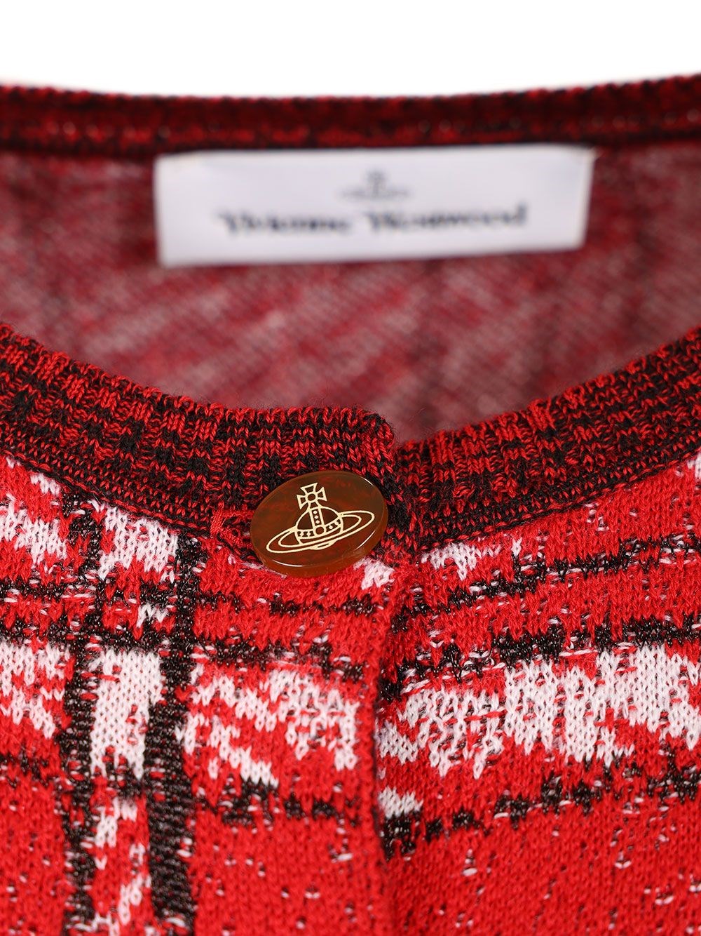 Vivienne Westwood Women Cardigan Scribble Check VIVIENNE WESTWOOD