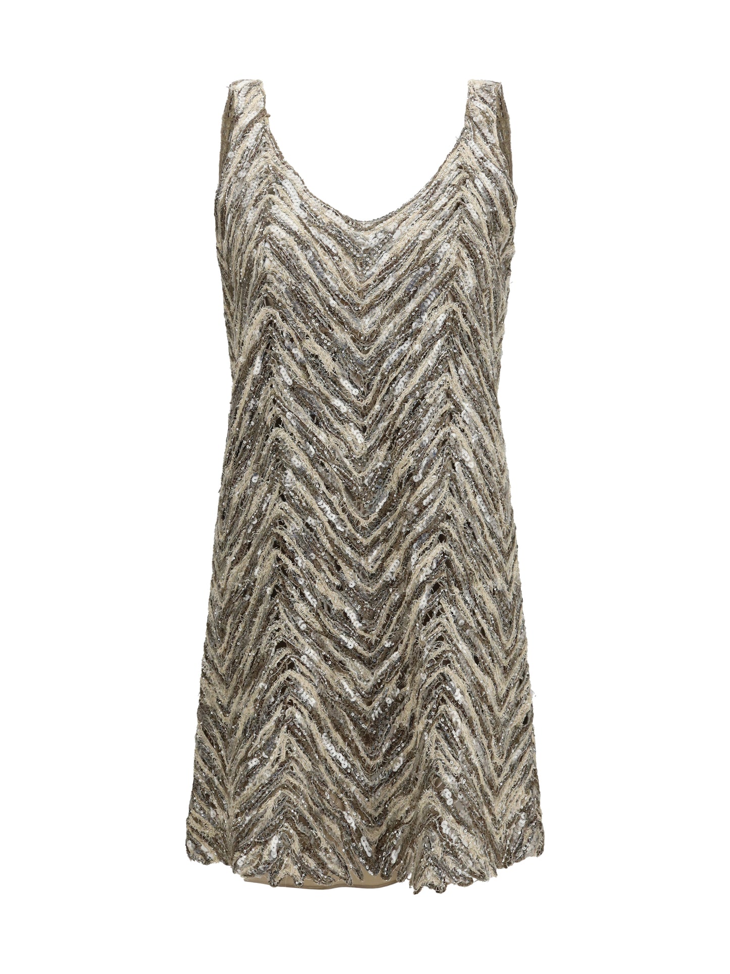 Brunello Cucinelli Women Short Sequin Dress BRUNELLO CUCINELLI