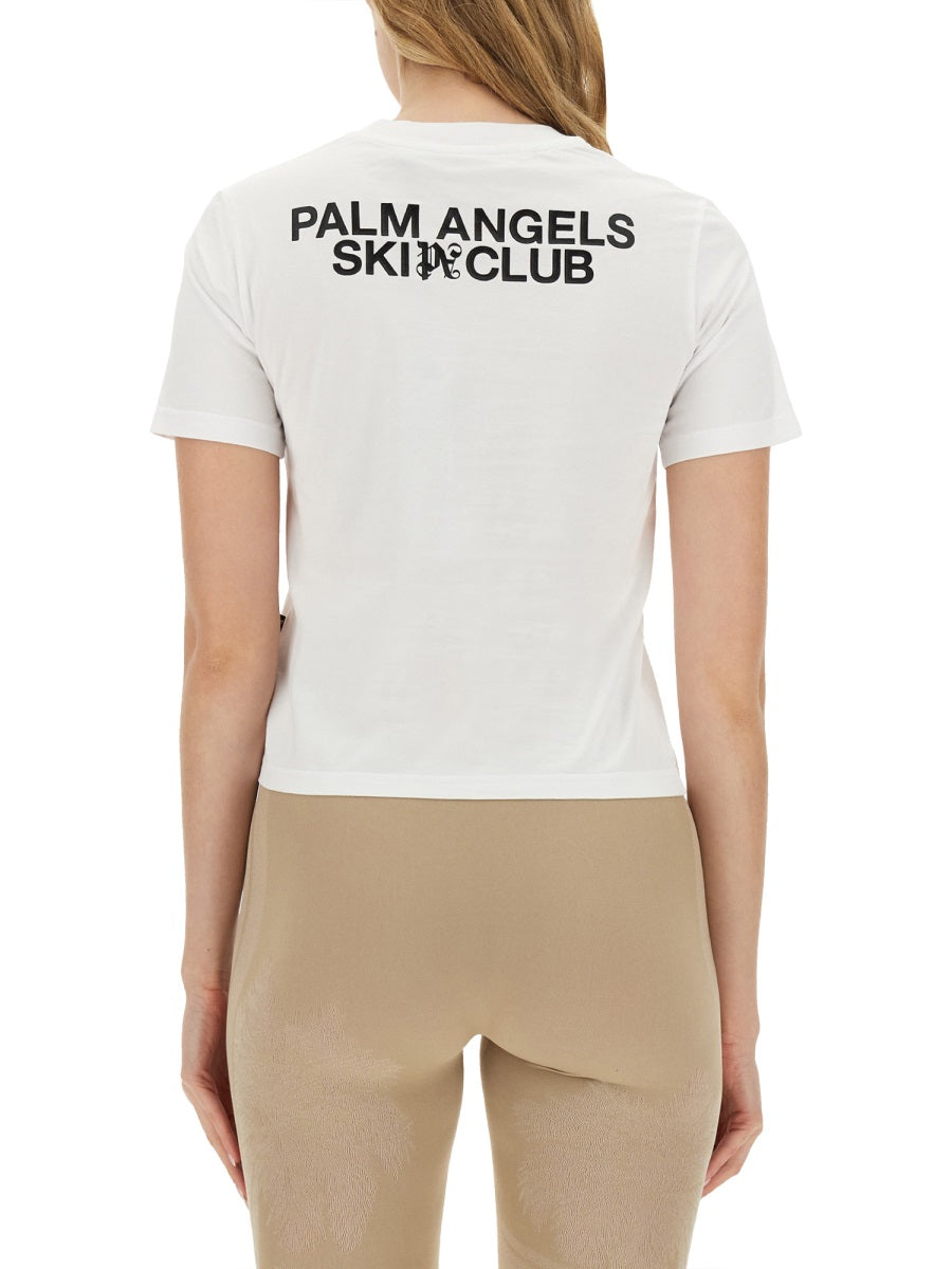 Palm Angels Women Palm Ski Club T-Shirt PALM ANGELS