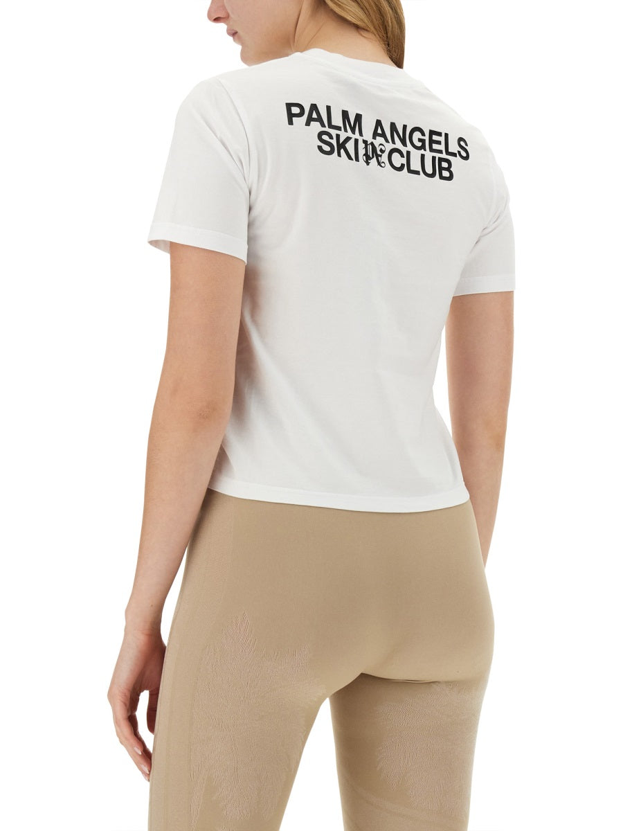 Palm Angels Women Palm Ski Club T-Shirt PALM ANGELS