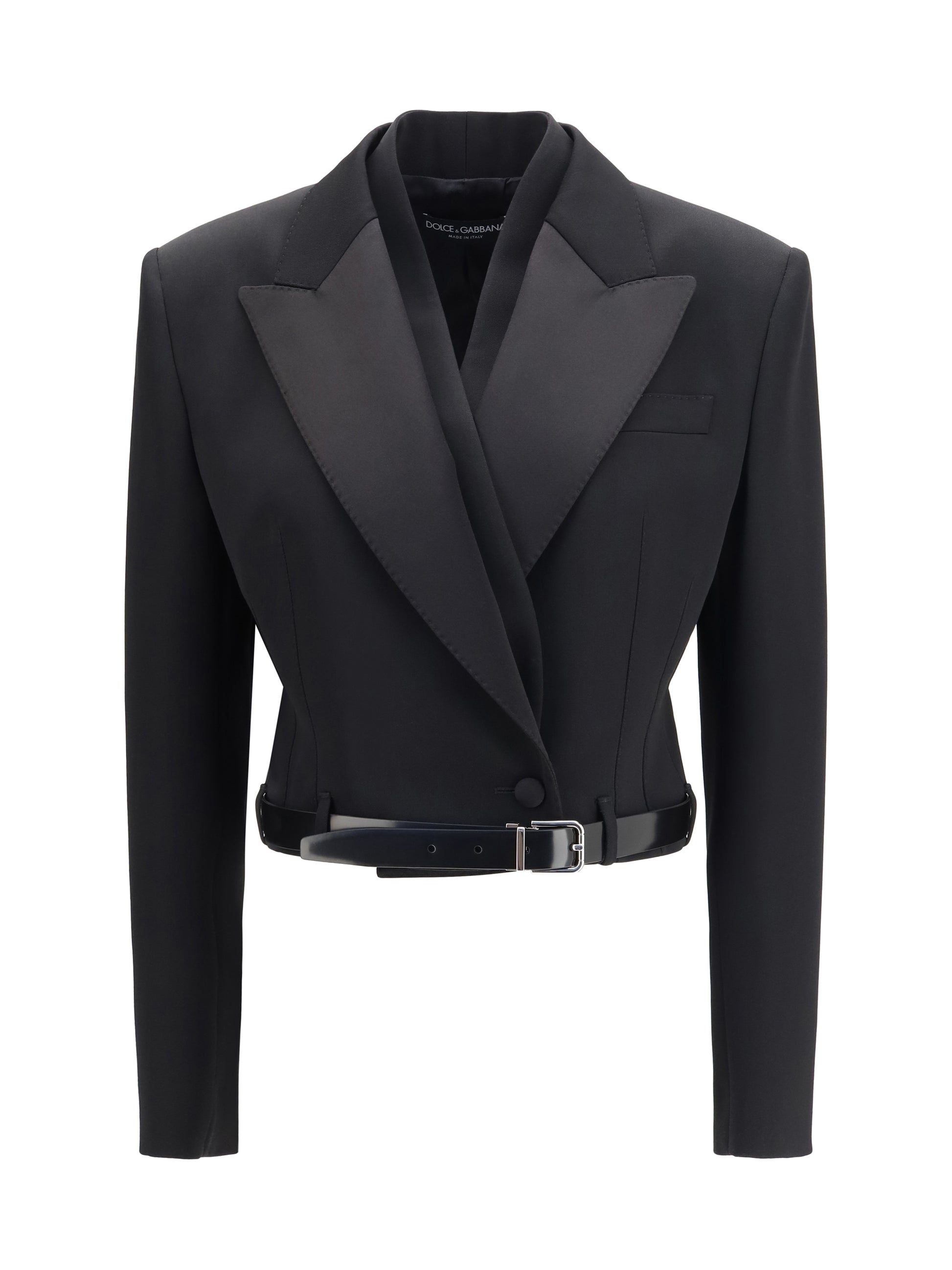 Dolce & Gabbana Women Sicilia Double-Breasted Wool Gabardine Jacket DOLCE & GABBANA