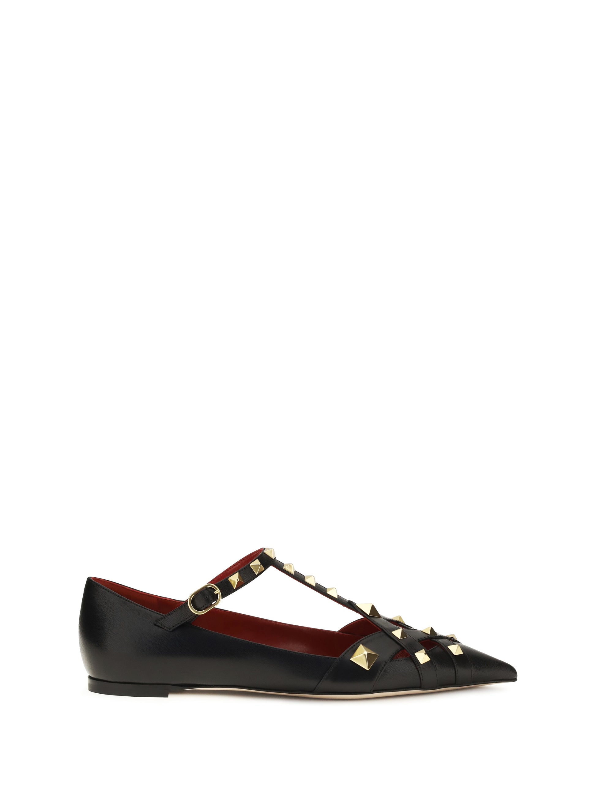 Valentino Garavani Women Studdy Ballerinas In Kidskin VALENTINO GARAVANI
