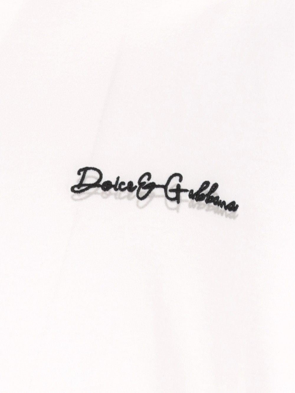 Dolce & Gabbana Men T-Shirt With Dolce & Gabbana Signature DOLCE & GABBANA