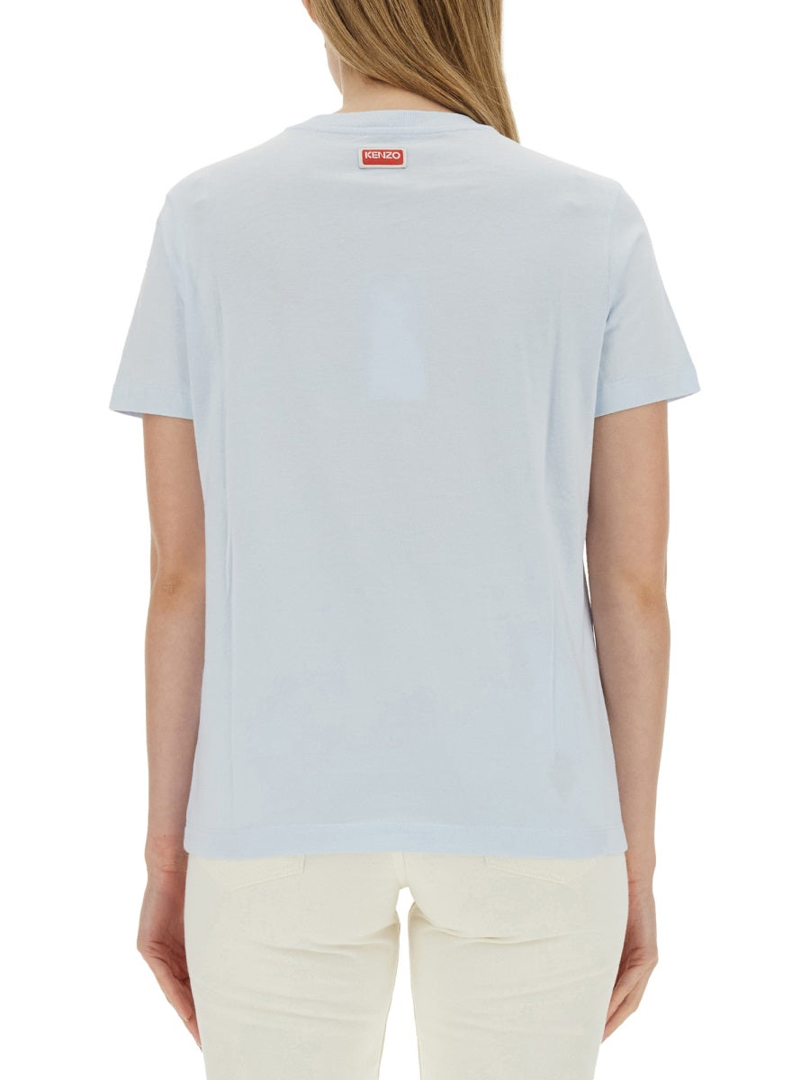 Kenzo Women T-Shirt With Tiger Embroidery KENZO