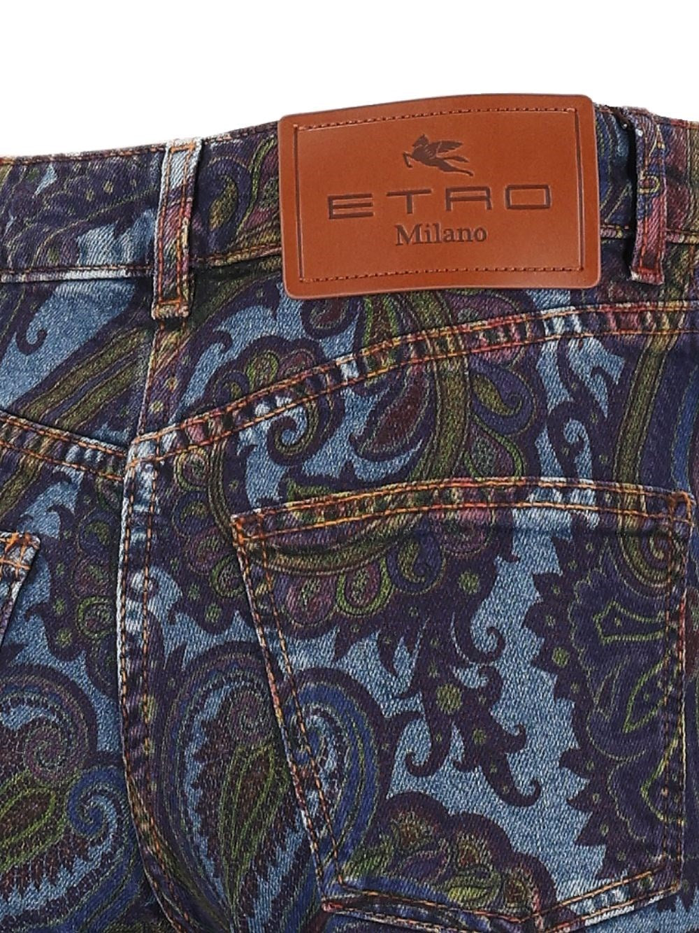 Etro Women Wide Leg Paisley Jeans ETRO