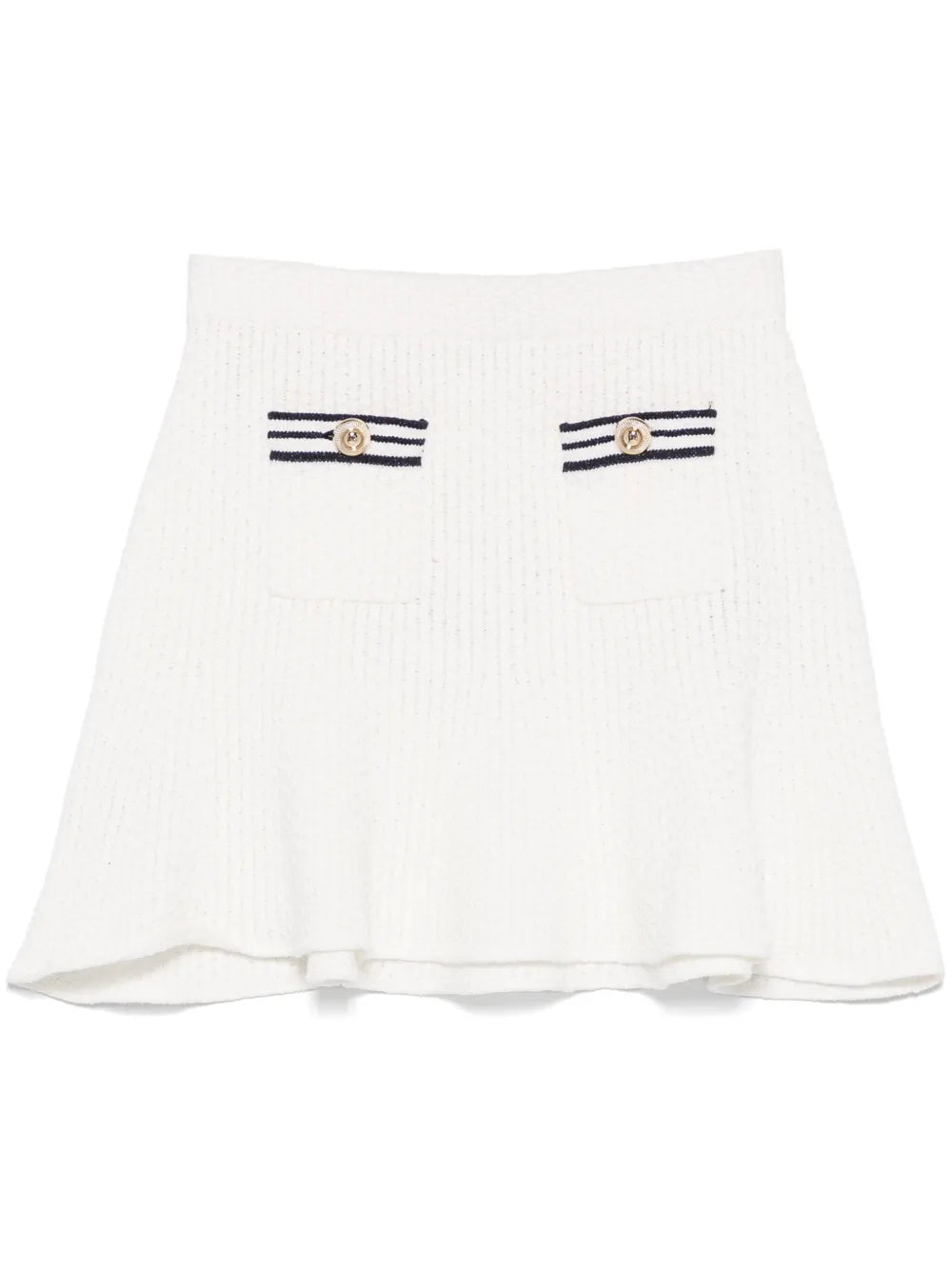Self-Portrait Women Knitted Mini Skirt SELF-PORTRAIT