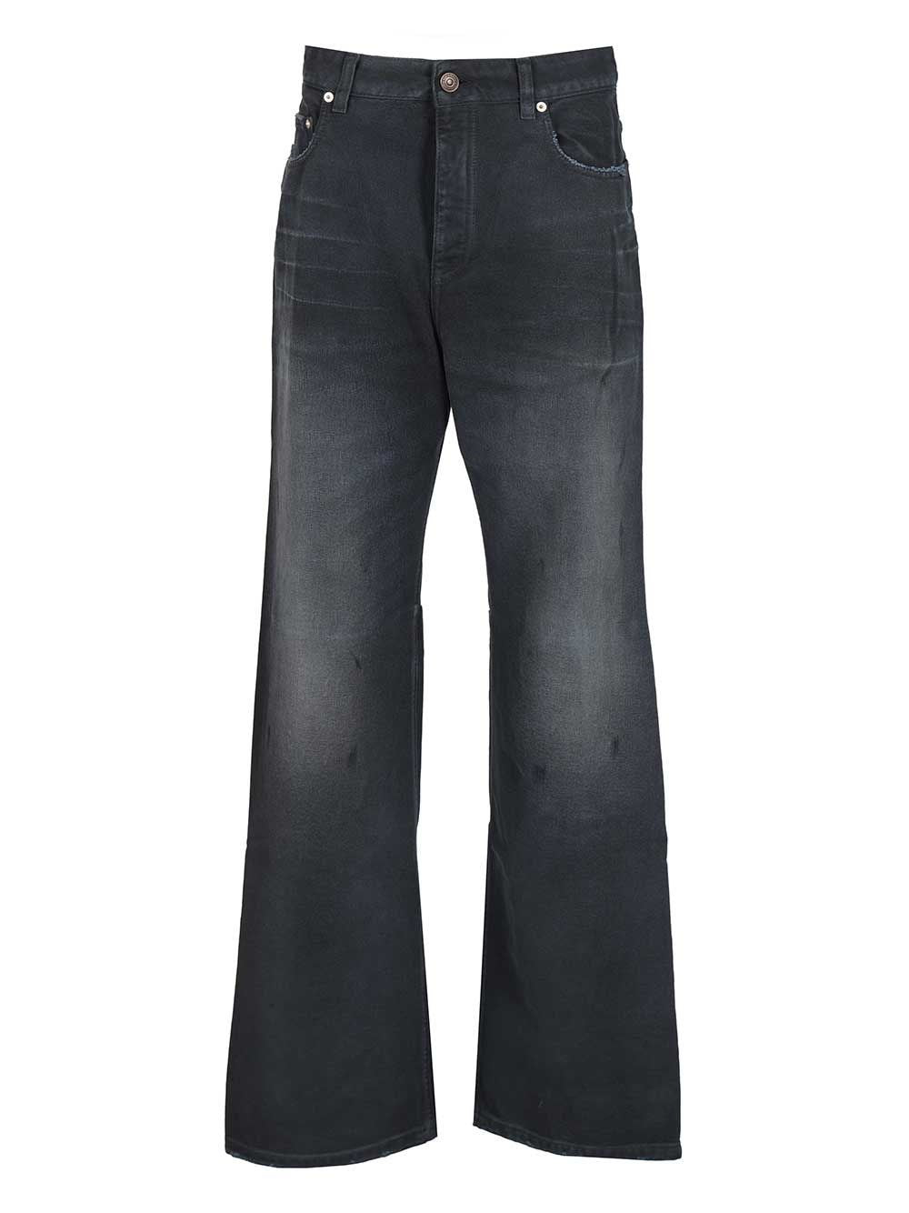 Balenciaga Men Regular Faded Jeans BALENCIAGA