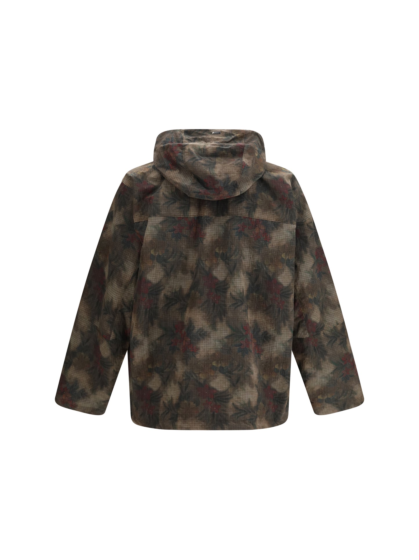 Herno Men Ripstop Parka With Tropical Pattern HERNO
