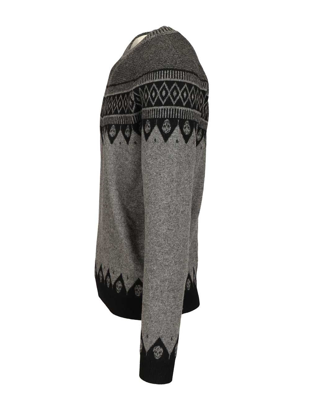 Mcqueen Men Sweater With Skulls ALEXANDER MCQUEEN