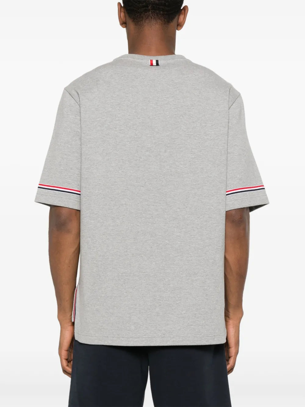 Thom Browne Men Rwb Stripe T-Shirt THOM BROWNE
