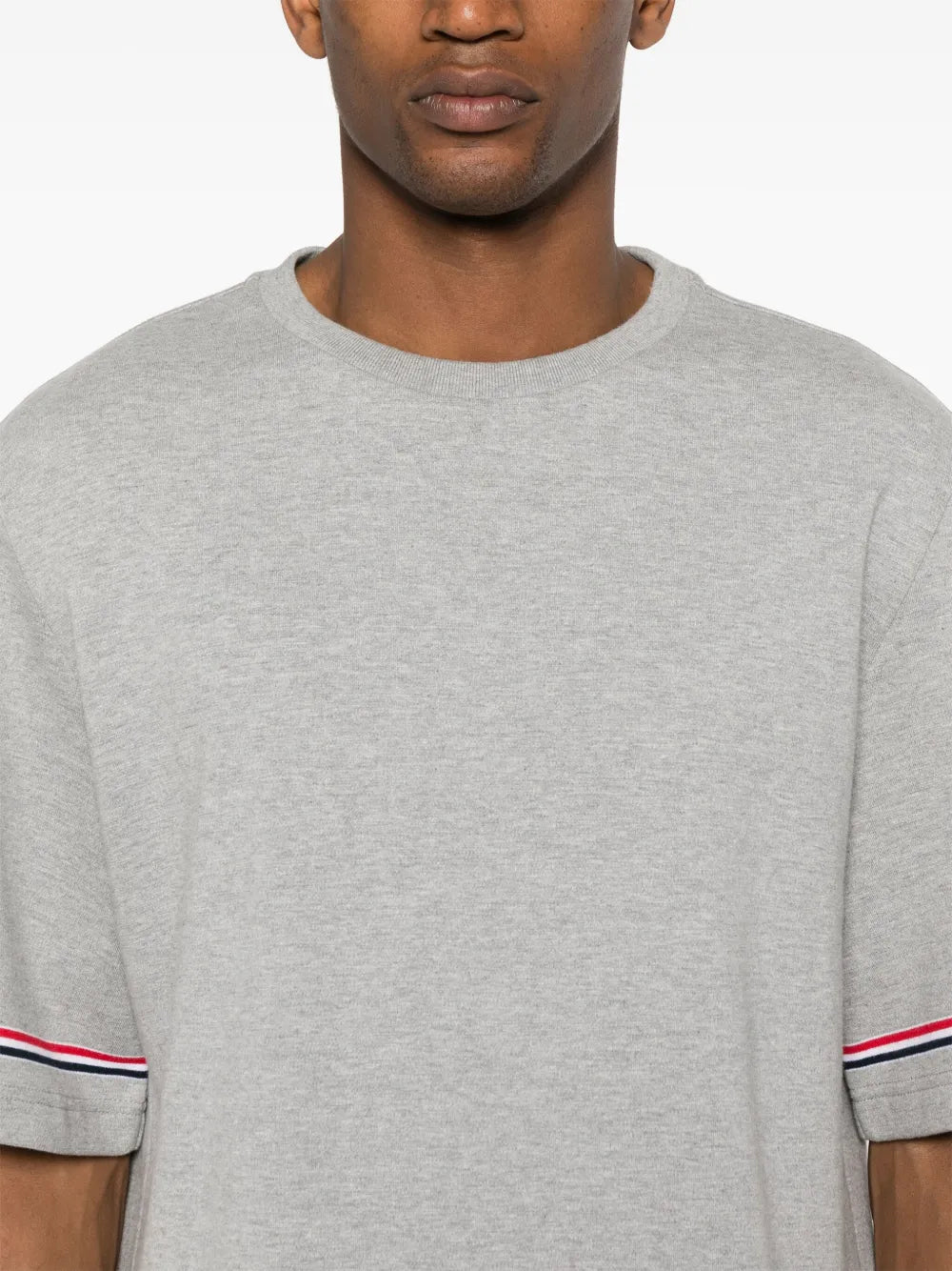 Thom Browne Men Rwb Stripe T-Shirt THOM BROWNE