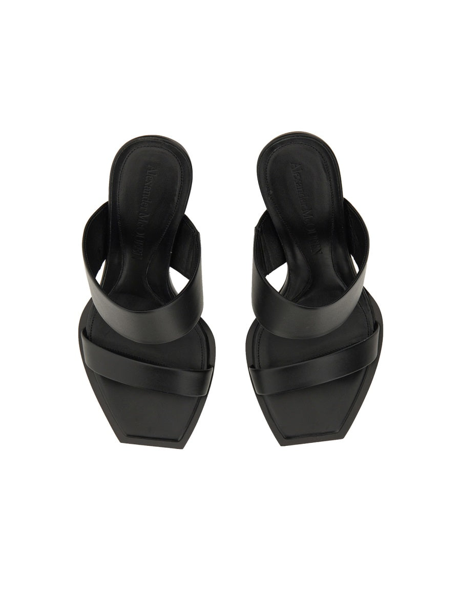 Alexander Mcqueen Women Leather Sandal ALEXANDER MCQUEEN