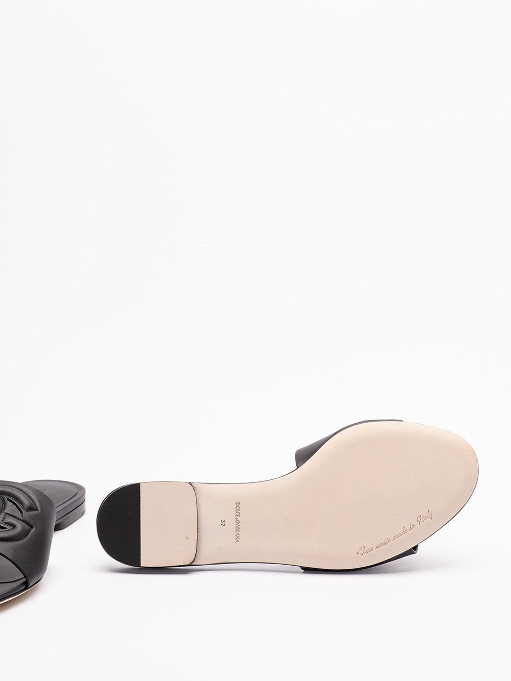Dolce & Gabbana Women Sliders With `Dg` Logo DOLCE & GABBANA