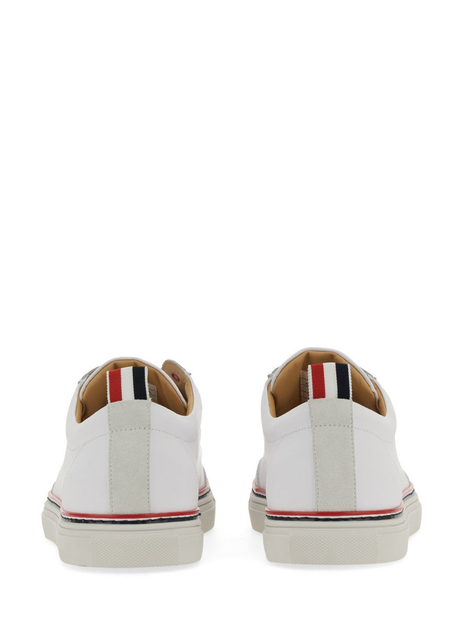 Thom Browne Men Low-Top Leather Sneaker THOM BROWNE