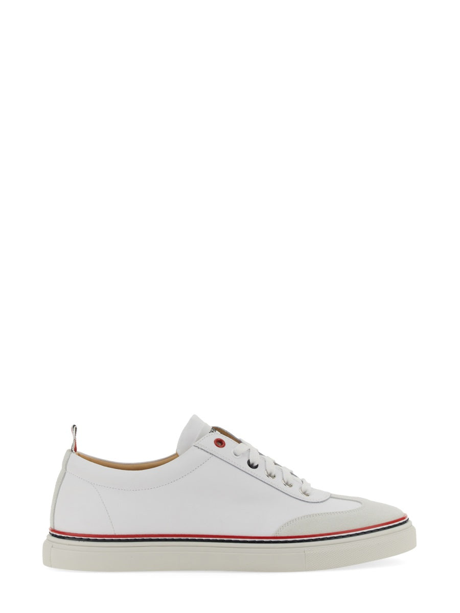 Thom Browne Men Low-Top Leather Sneaker THOM BROWNE