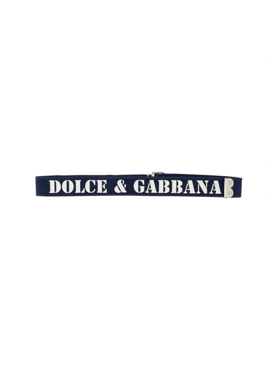 Dolce & Gabbana Men Belt With Logo DOLCE & GABBANA