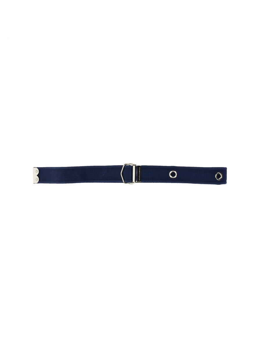 Dolce & Gabbana Men Belt With Logo DOLCE & GABBANA