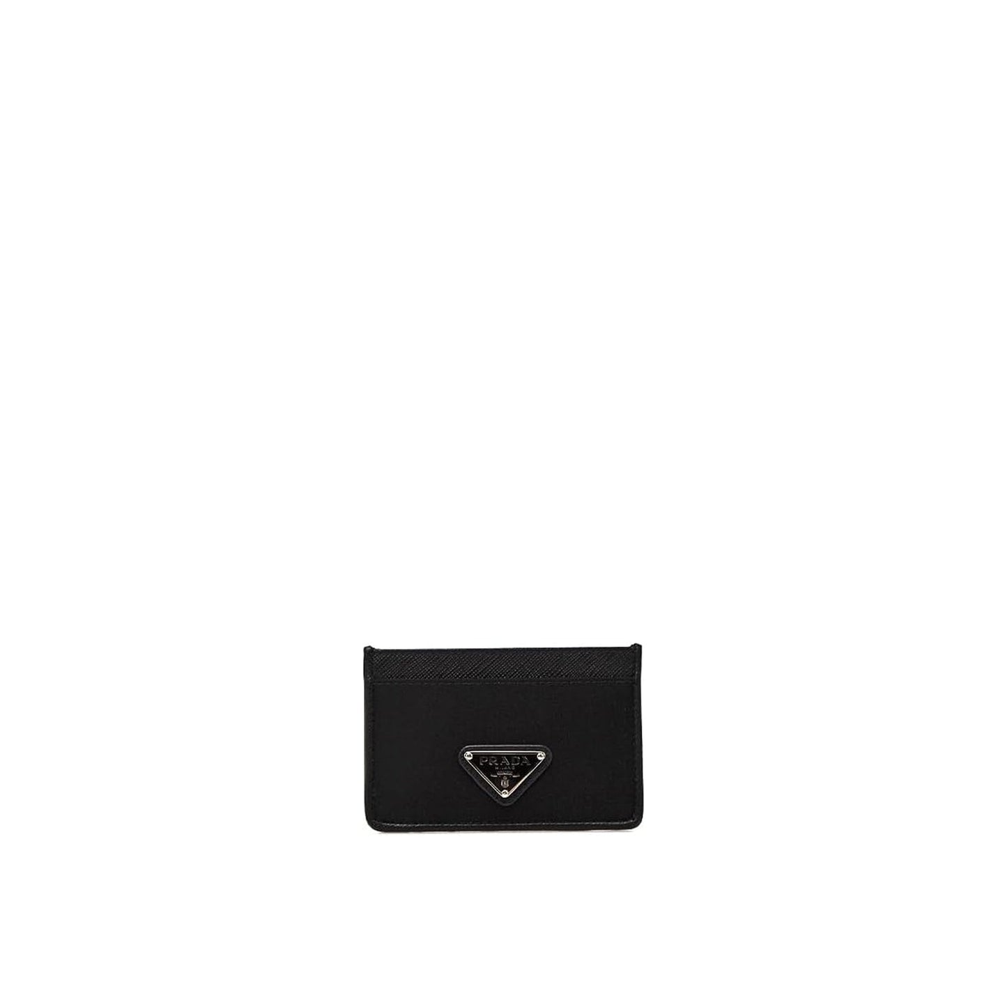 Prada Nylon And Leather Card Holder Women PRADA